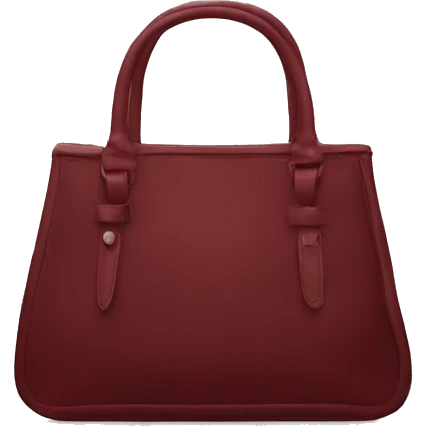 Bag dark red emoji