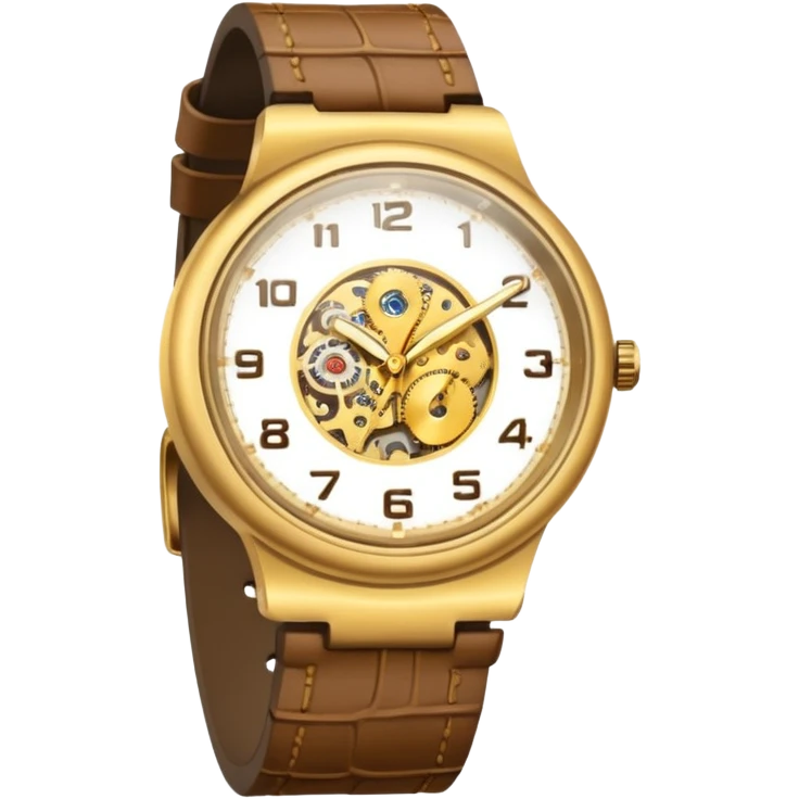 A hand with a watch emoji