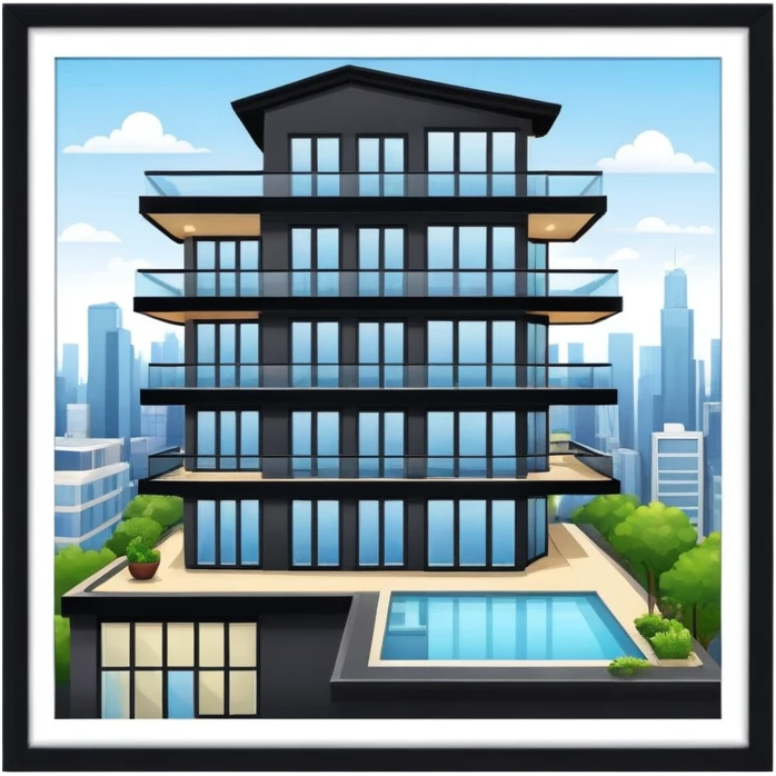 An very expensive and rich ripenthouse emoji