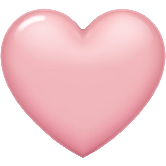 light pink heart emoji