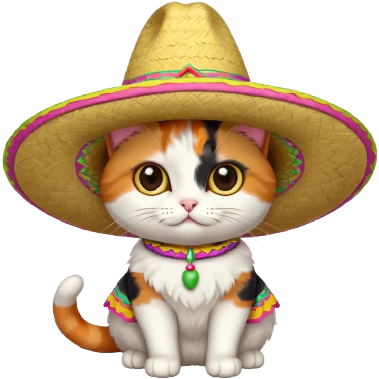 un gato con sombrero emoji