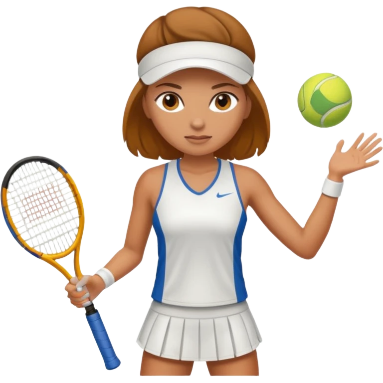 female tennis player emoji