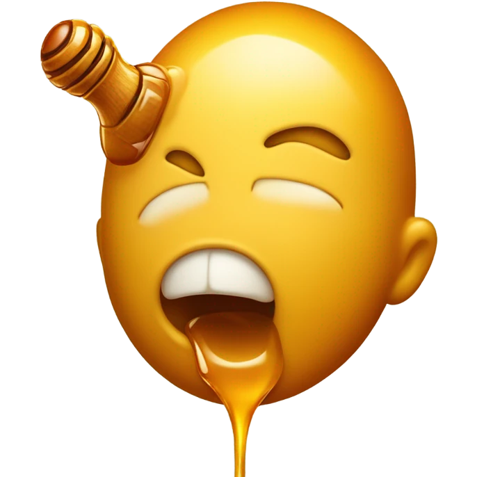 Honey tongue emoji