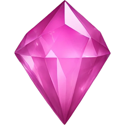 pink crystal emoji
