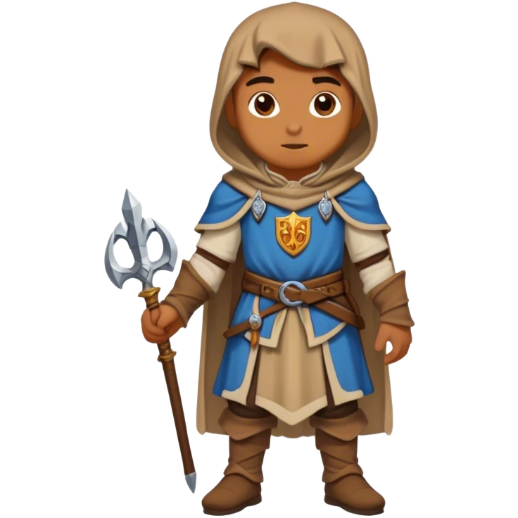 medieval cloth and dnd character. full waist emoji