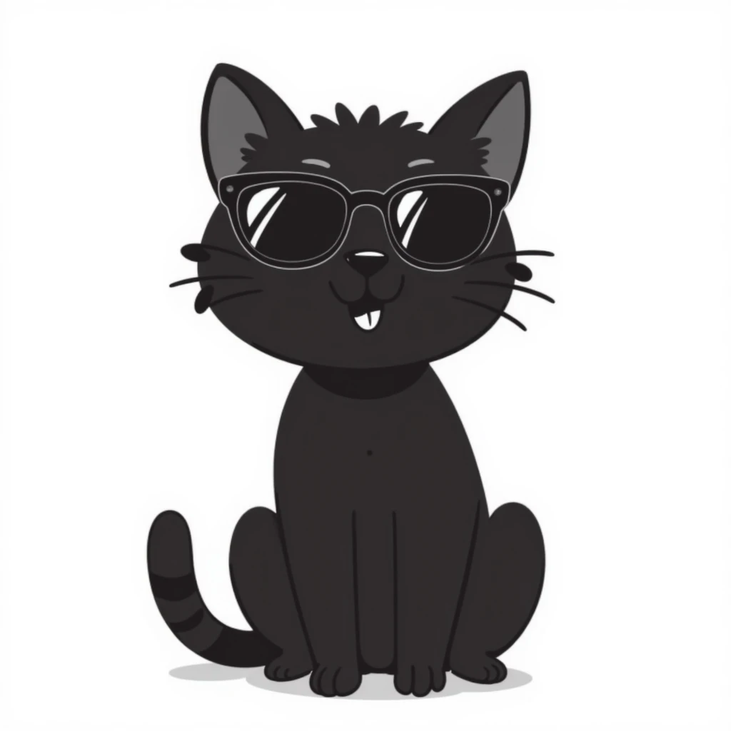 cat wearing sunglasses emoji