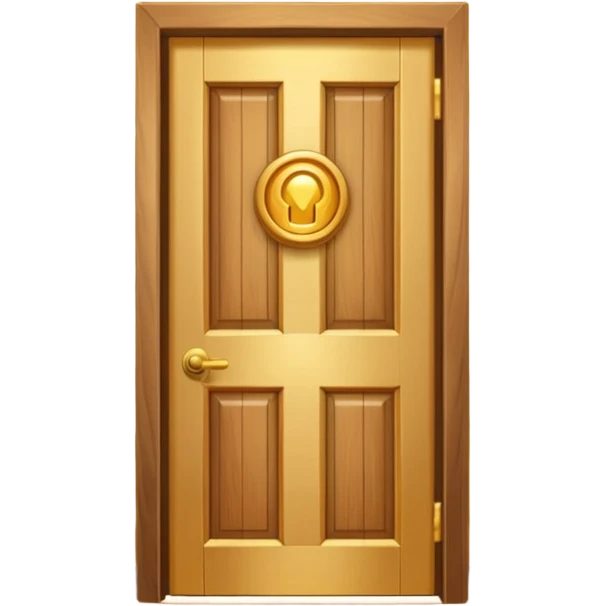 opened door with golden light coming out emoji