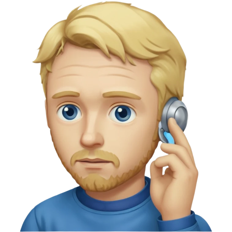 van gogh holding his ear emoji