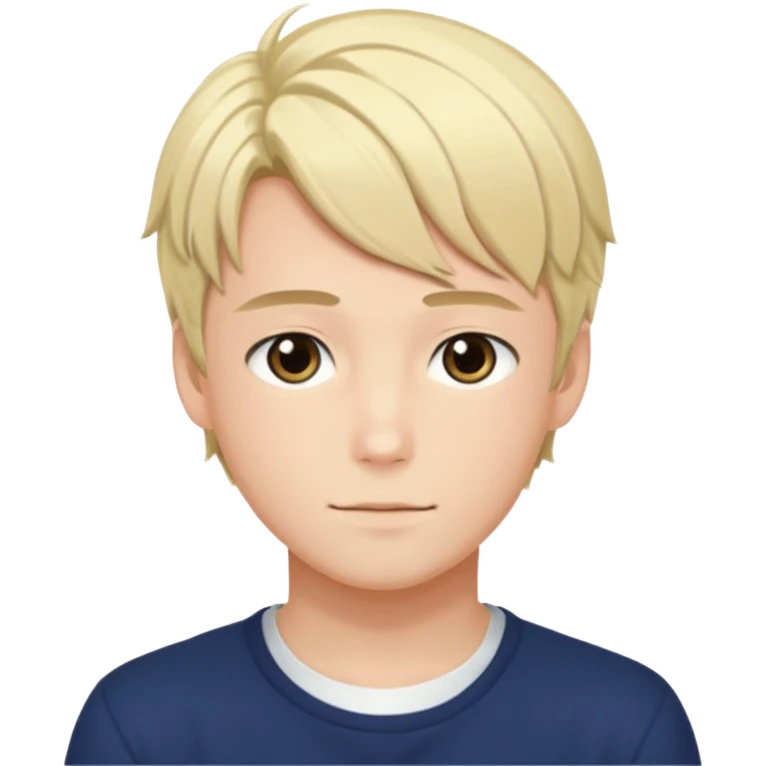 Norwegian handsome young romantic shoujo anime guy emoji
