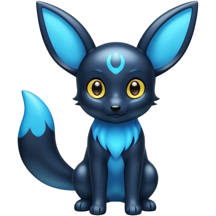 Blue Shiny Umbreon emoji