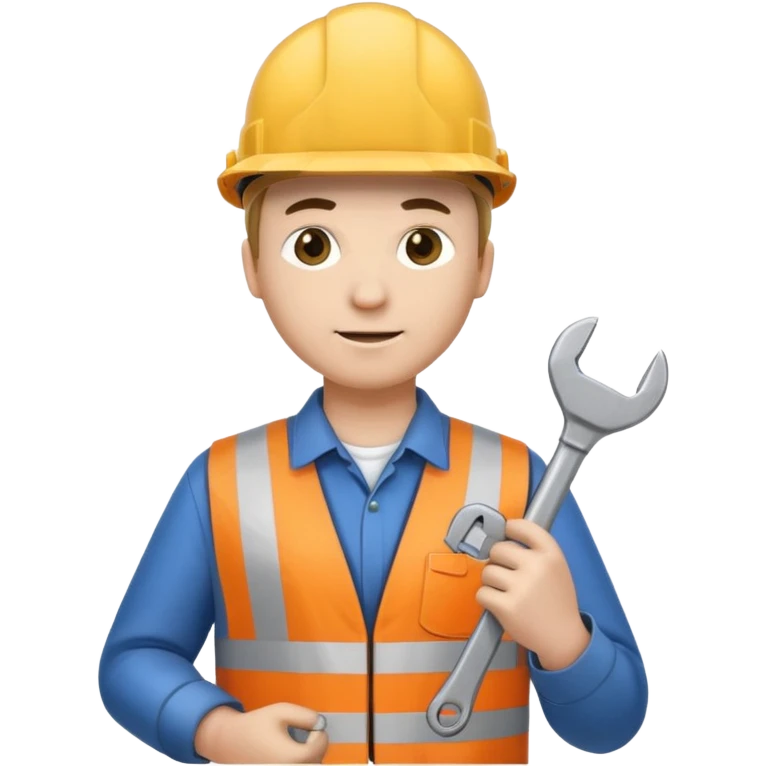 Un ingeniero cuerpo completo hasta los pies  emoji