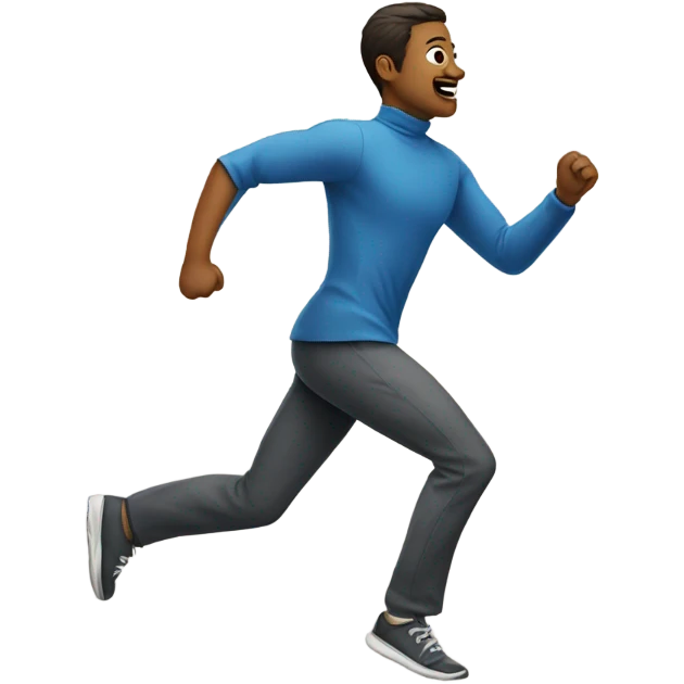 Me running  emoji