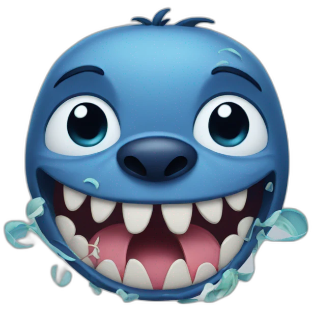 Stitch sick  emoji