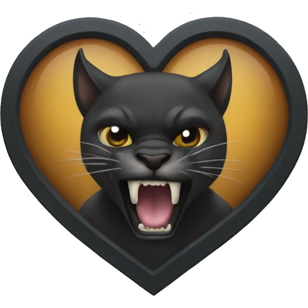 Pantera heart emoji