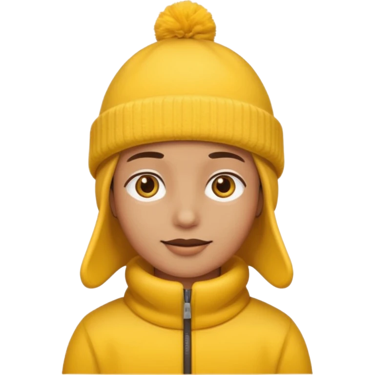 winter yellow hat emoji