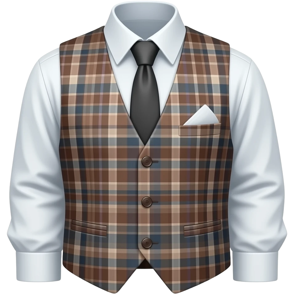 chaleco de vestir abierto emoji