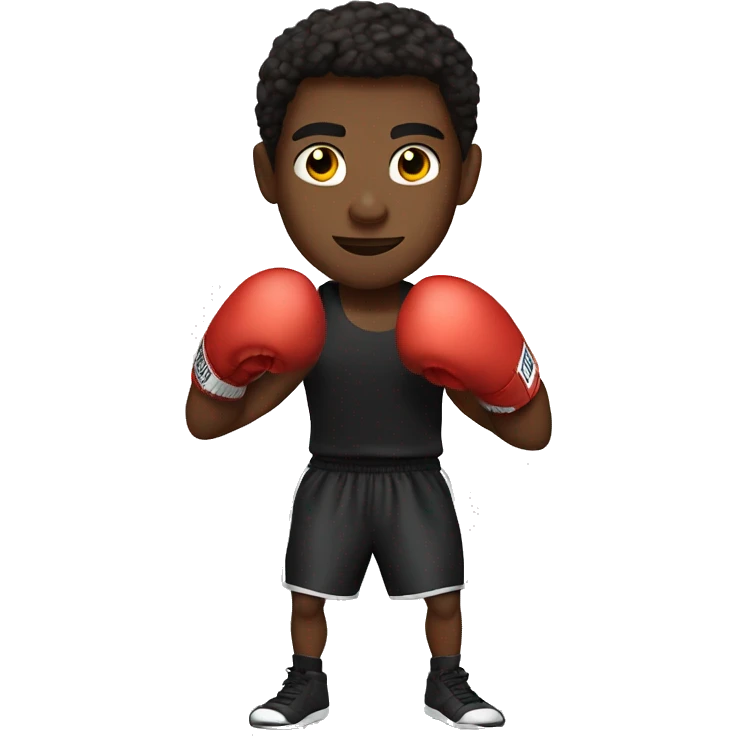 

20 year old dark-skinned young man boxing

 emoji