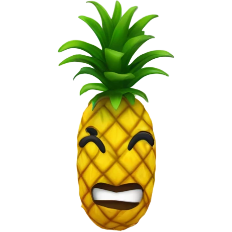 upside down pineapple emoji