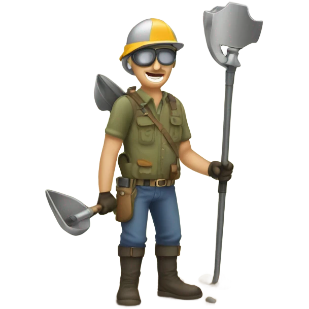 Metal detecting emoji