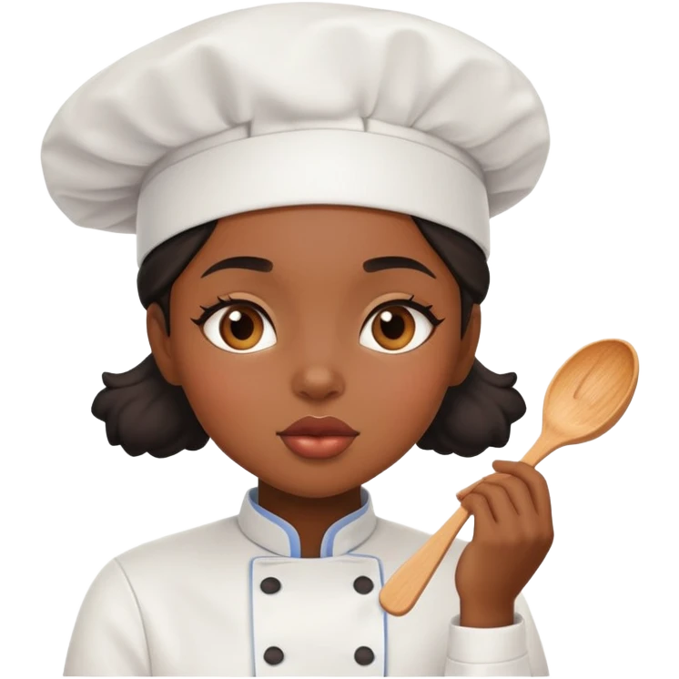 Black girl doing the chef kiss  emoji