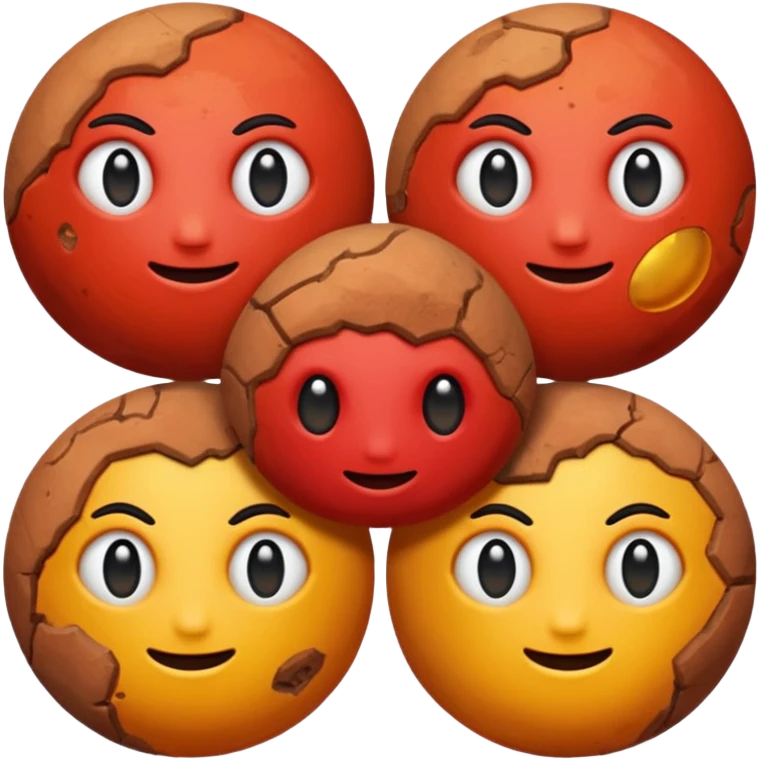 It’s the planet Mars emoji