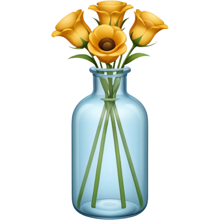 Glass Bottle Vase emoji