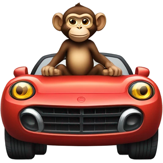 monkey in a hellcat emoji