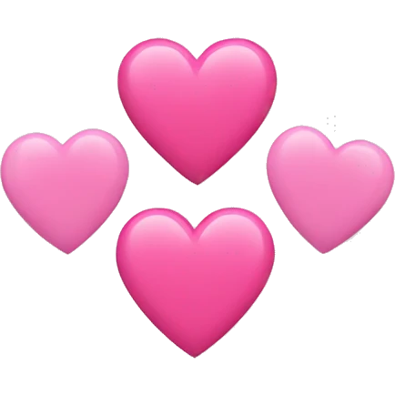 Pink heart things emoji