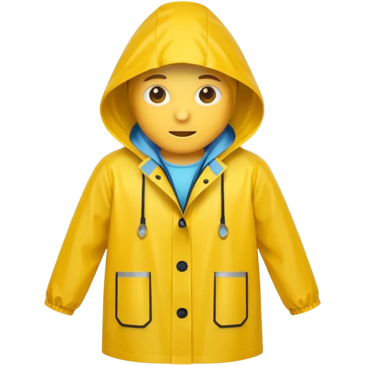 yellow raincoat for women (just the jacket without a woman in it) emoji