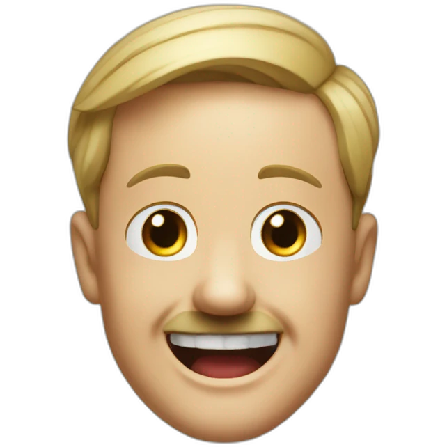 Hitler laughting emoji