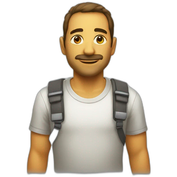 Simios pensando emoji