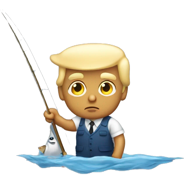 Donald trump fishing emoji