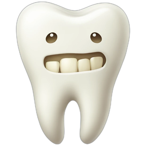 tooth emoji