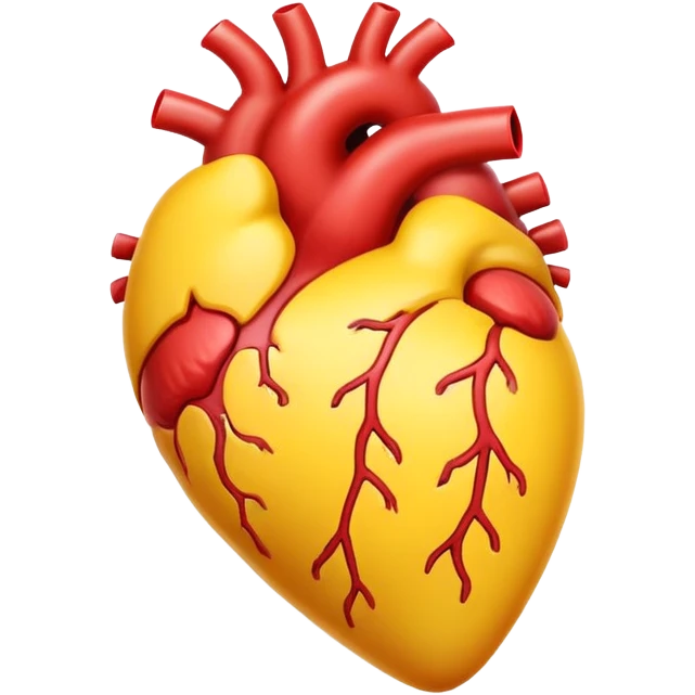 Yellow throbbing heart  emoji