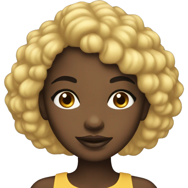 coquette black girl  emoji