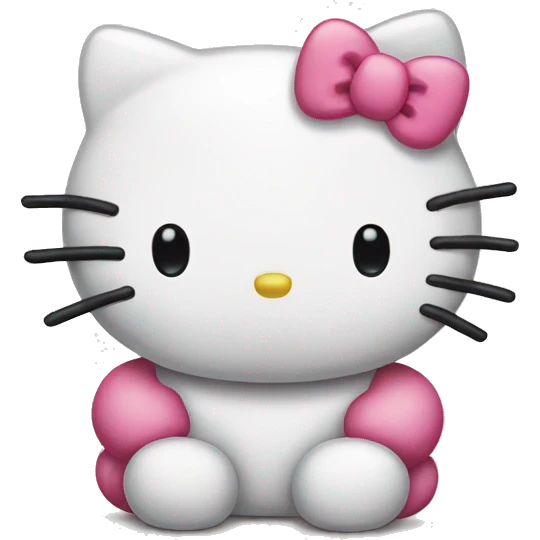 sad hello kitty emoji