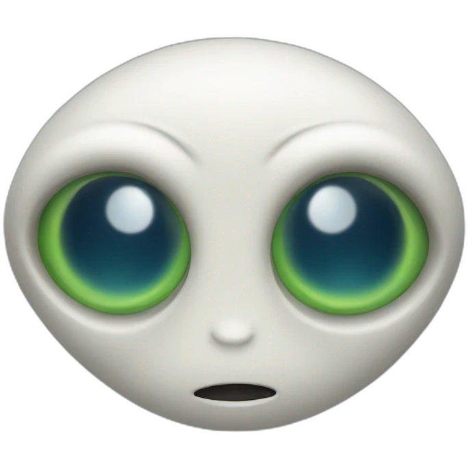 Alien with 4 eyes emoji