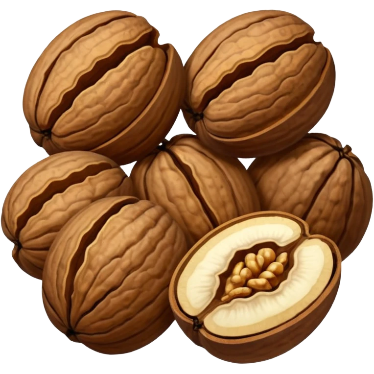 Walnut nuts without shell emoji