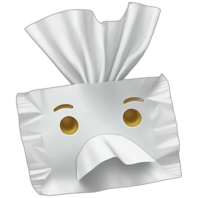 Tissue paper emoji