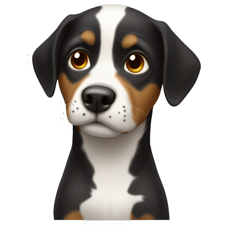 Um cachorro  emoji