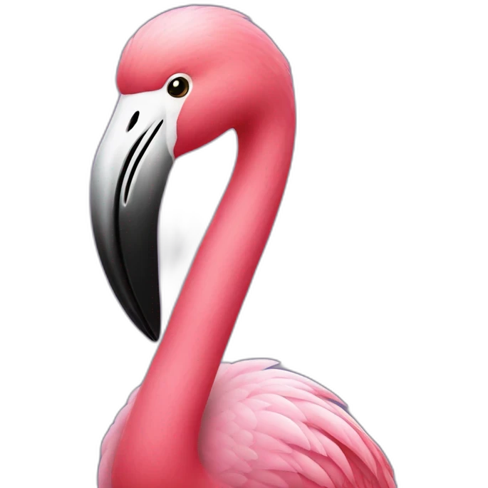flamingo in halloween costume emoji