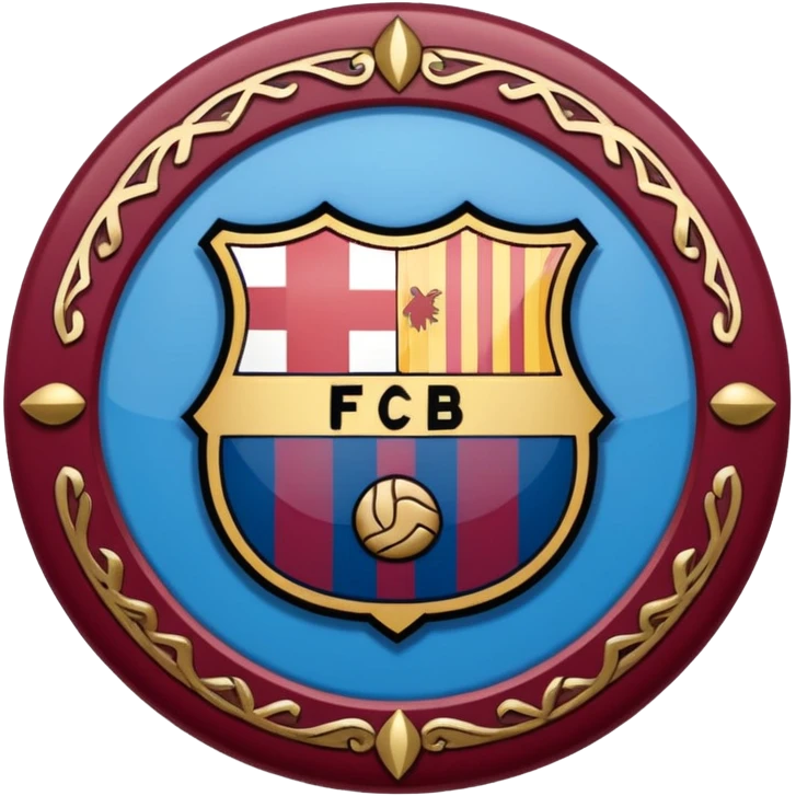 Fc Barcelona badge emoji