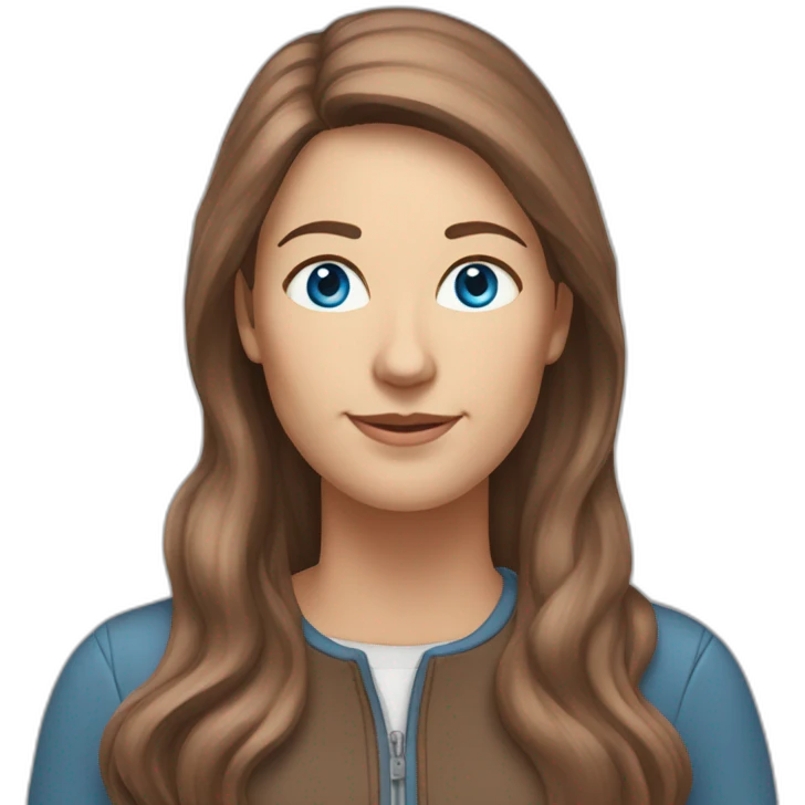 54 year old, female, long chestnut hair, blue eyes, 5' 2" tall, weighs 130 pounds emoji