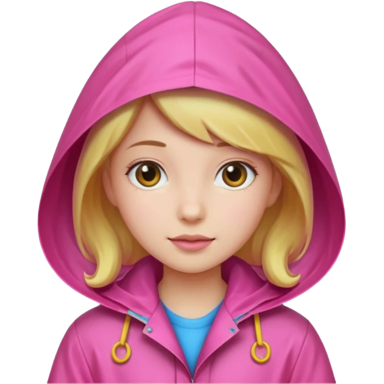 girl in pink rain coat



 emoji
