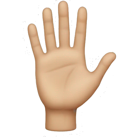 empty hands emoji