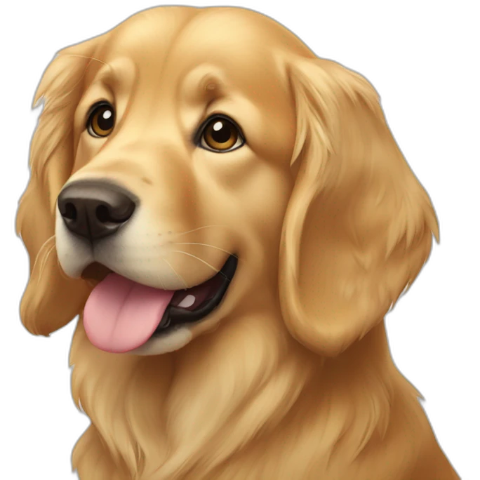 nala the golden retriever emoji