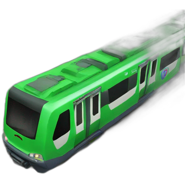 Fortaleza metro logo green sideview emoji