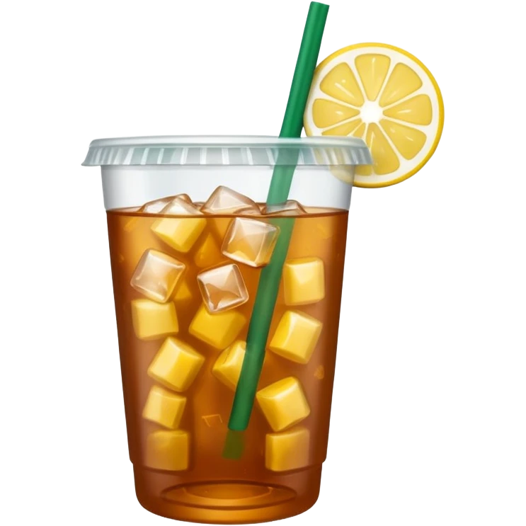 Starbucks iced tea lemonade with ice  emoji