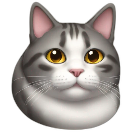 Cat fat emoji