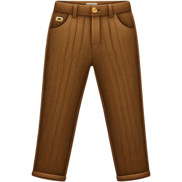 Patterned Corduroy texture ridges pants emoji